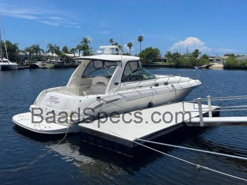 Sea Ray 410 Express Cruiser anmeldelser og tekniske specifikationer